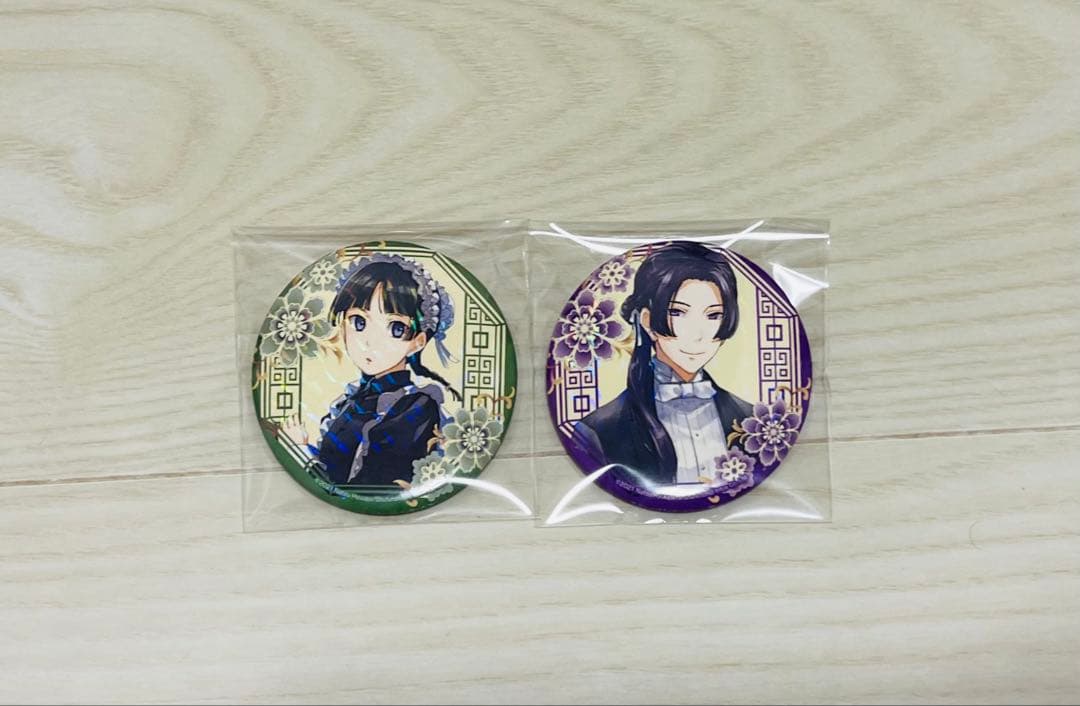 薬屋のひとりごと　TSUTAYA 缶バッジ　猫猫　壬氏