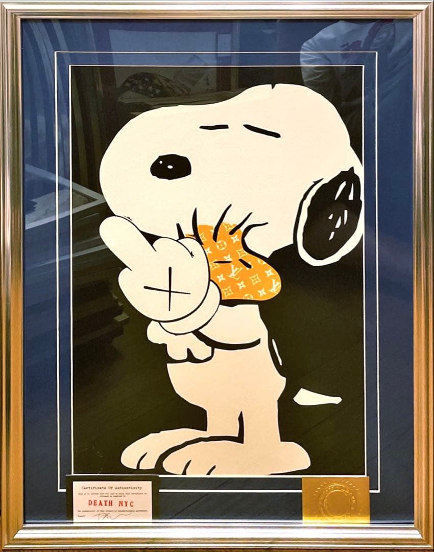 額込 世界限定100枚DEATH NYC アートポスター 現代アート 25