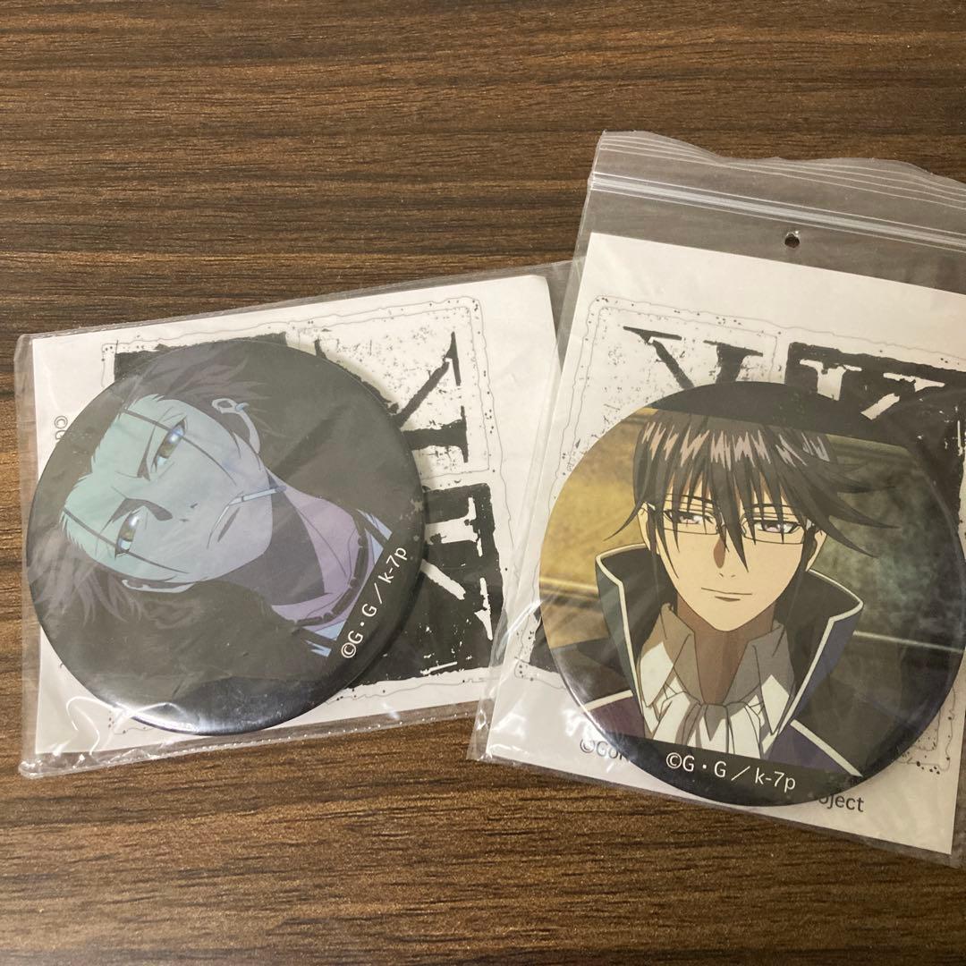 アニメK アベイル 缶バッジ 2点セット 周防尊 宗像礼司