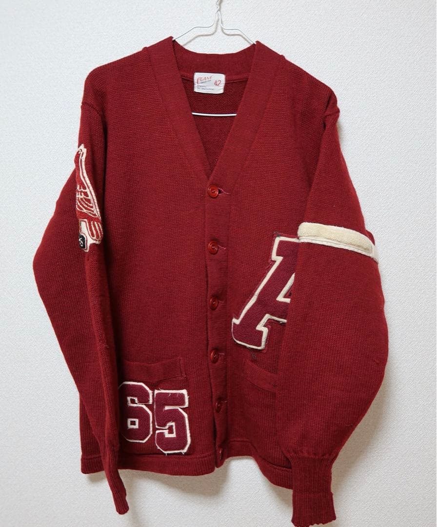50's~60's レタードカーディガン