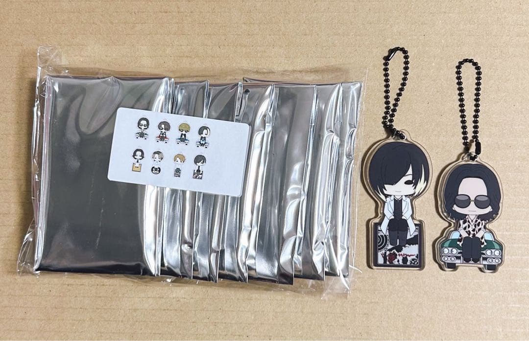 GLAYすわりんこアクリルキーホルダー　コンプリートセット＋２個