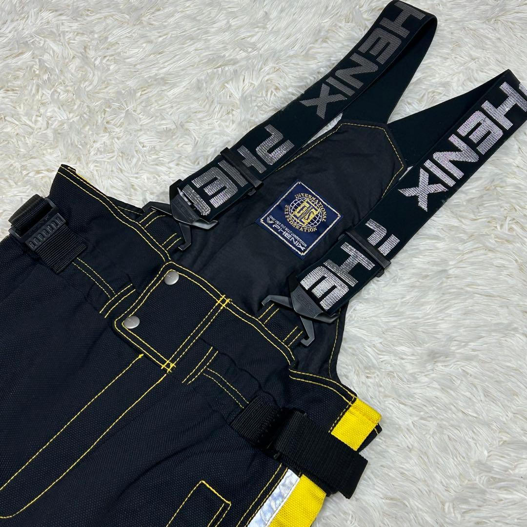 極美品 フェニックス スキーウェア ベスト L 黄色 3点セット FSG1026