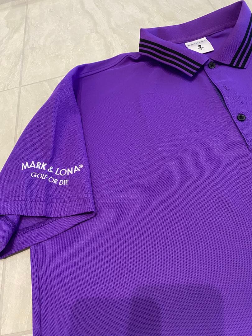 キンタロウ さま　MARK&LONA ポロシャツ 紫 サイズ52