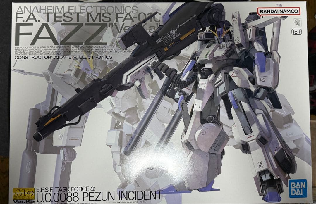 MG FAZZ Ver.Ka 1/100 ガンダムセンチネル