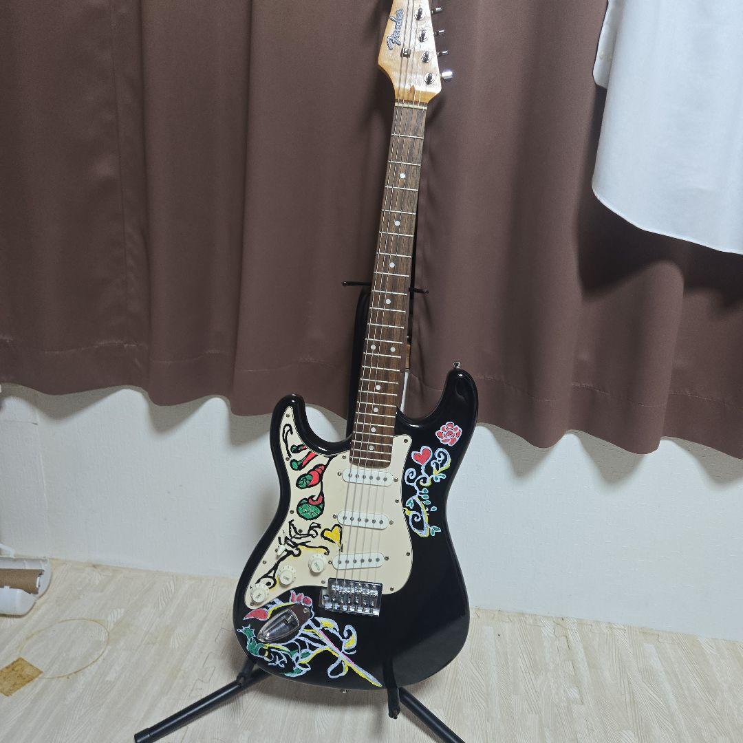 ジミヘン仕様　サイケペイント ストラトキャスタータイプ エレキギター