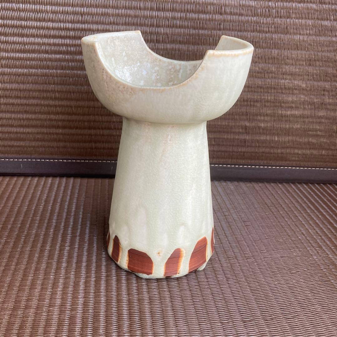 加藤五山作　真珠釉　花瓶