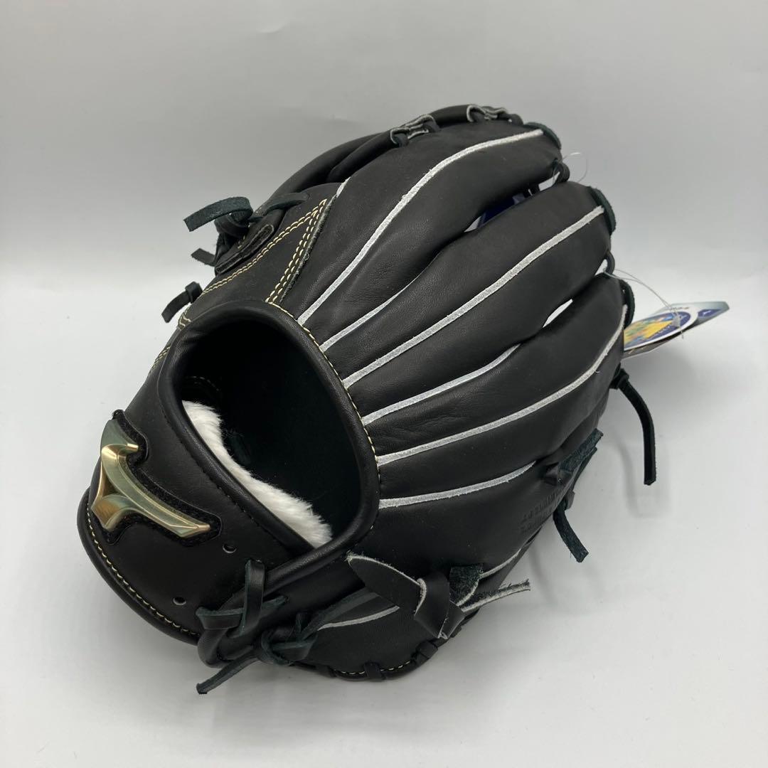 【新品】ミズノ ジュニア軟式グローブ 左投げ オールラウンド用 ブラック