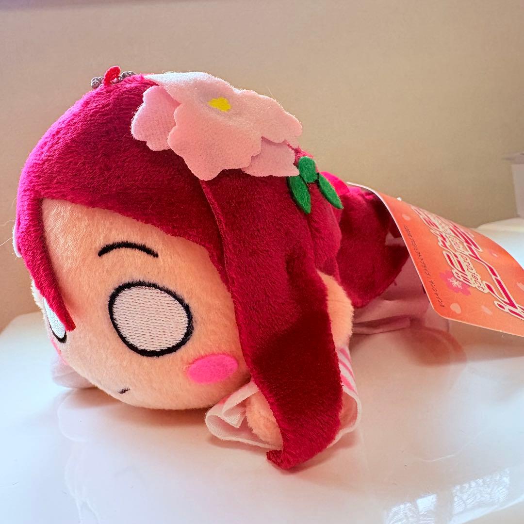 ラブライブ サンシャイン 寝そべり ぬいぐるみ マスコット キーホルダー 梨子