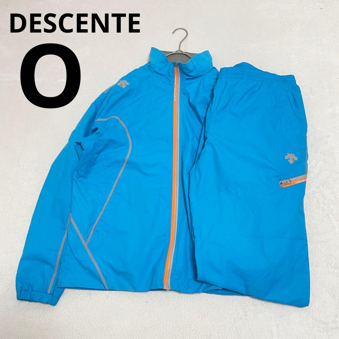 DESCENTE デサント 大きいサイズ ウインドブレーカー 上下 ブルー O