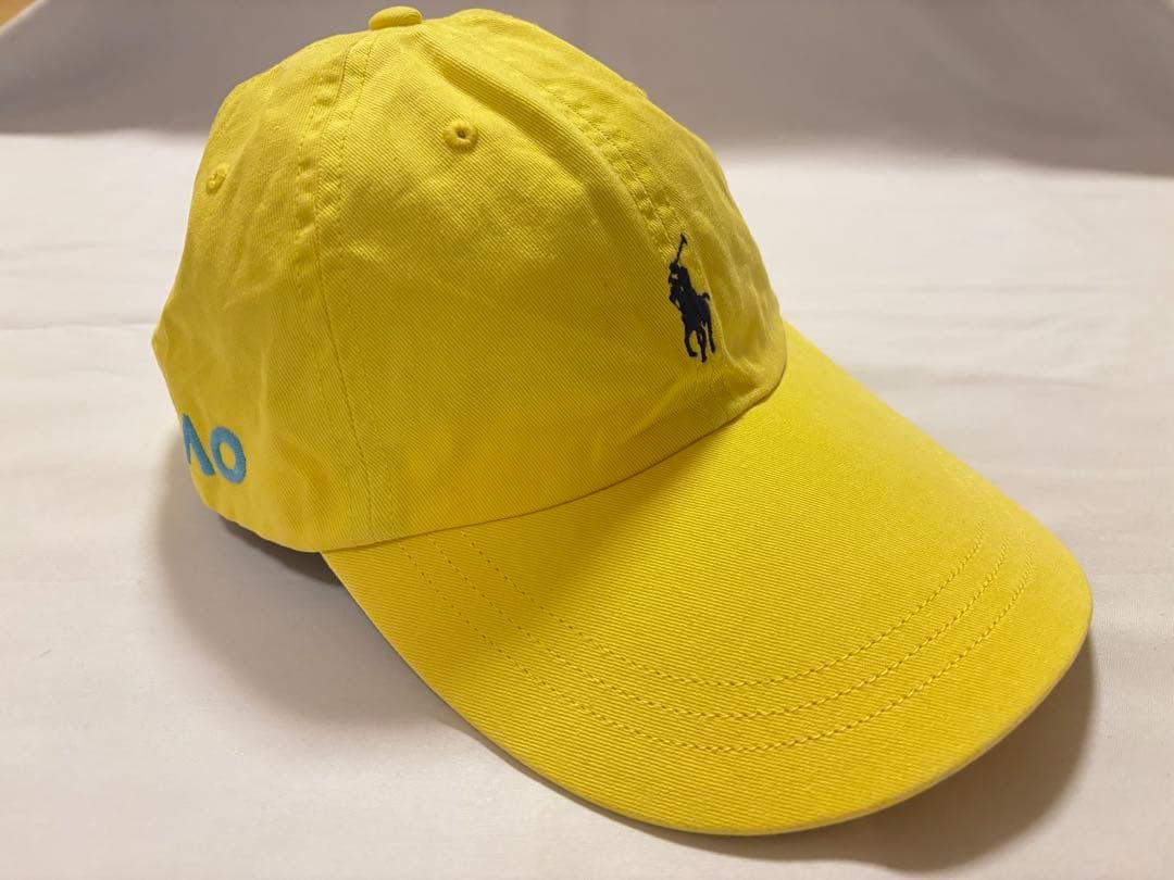 2026 全豪オープン POLO AO公式 スポーツキャップ イエロー新品