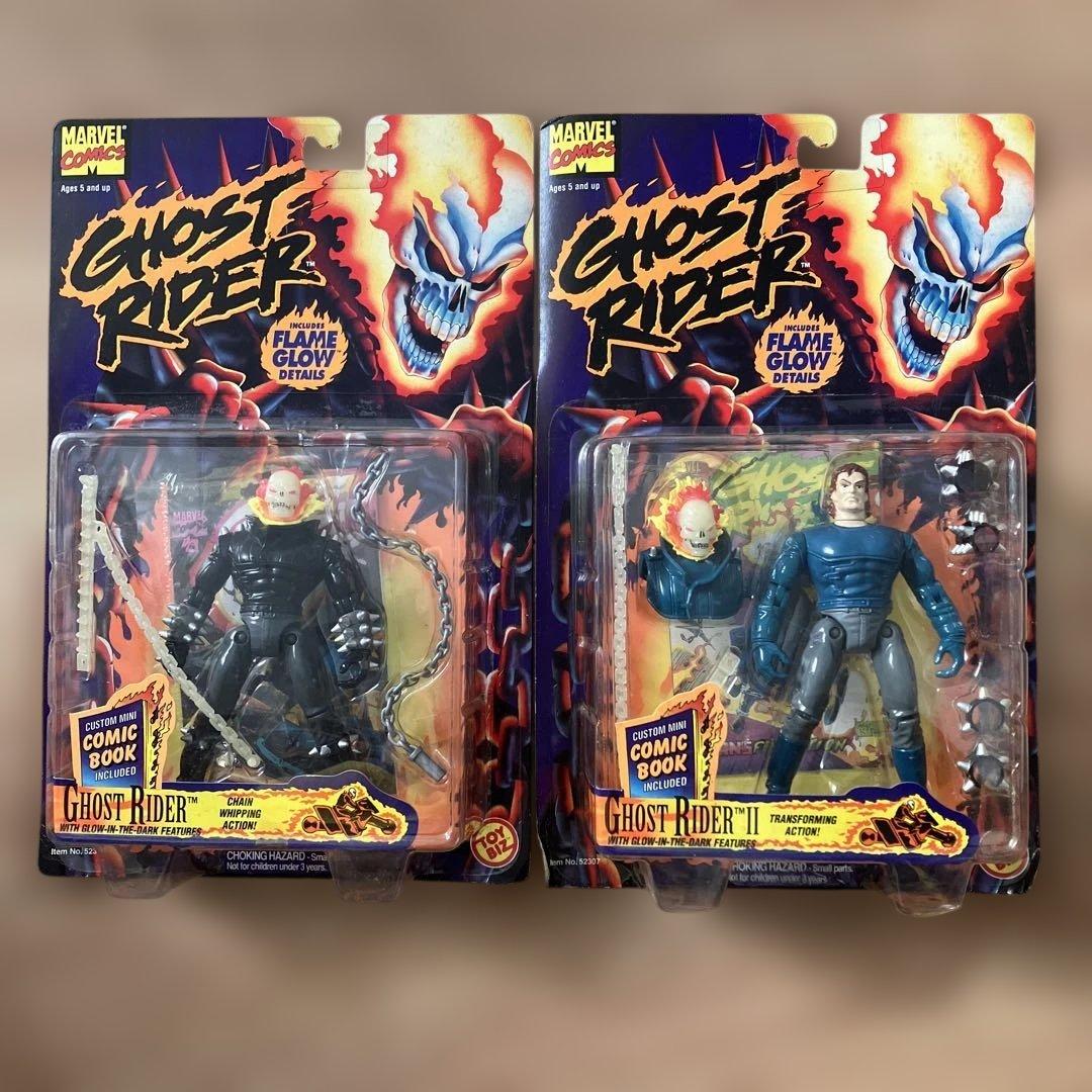 toybiz ghost rider ゴーストライダー　フィギュア　二体　セット