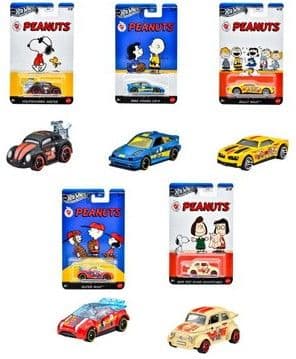 新品10台ホットウィール エンターテイメントテーマ アソート -Peanuts