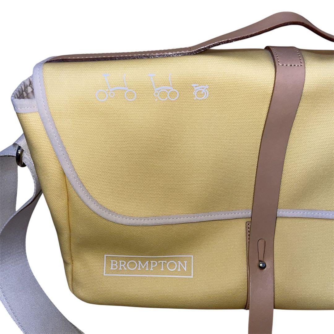 【良品】BROMPTON ブロンプトン フロントバッグ イエロー 自転車用バッグ