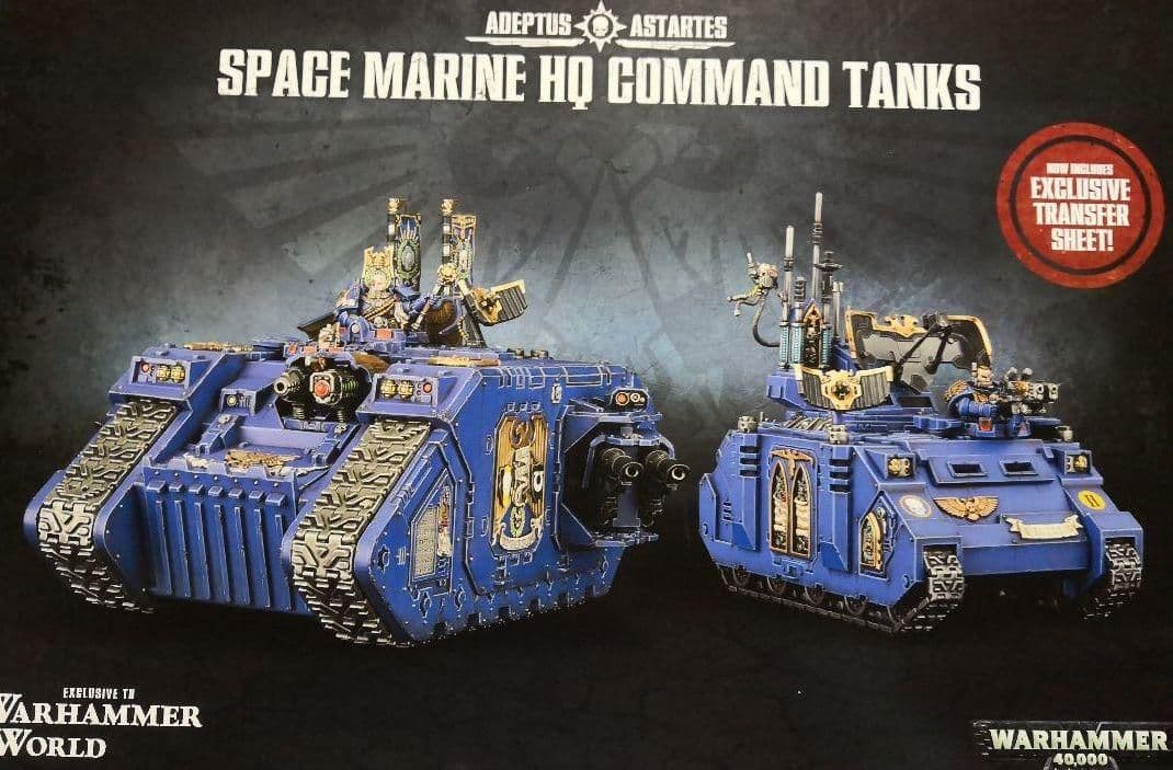 ウォーハンマー Warhammer 40K スペースマリーン HQコマンドタンク