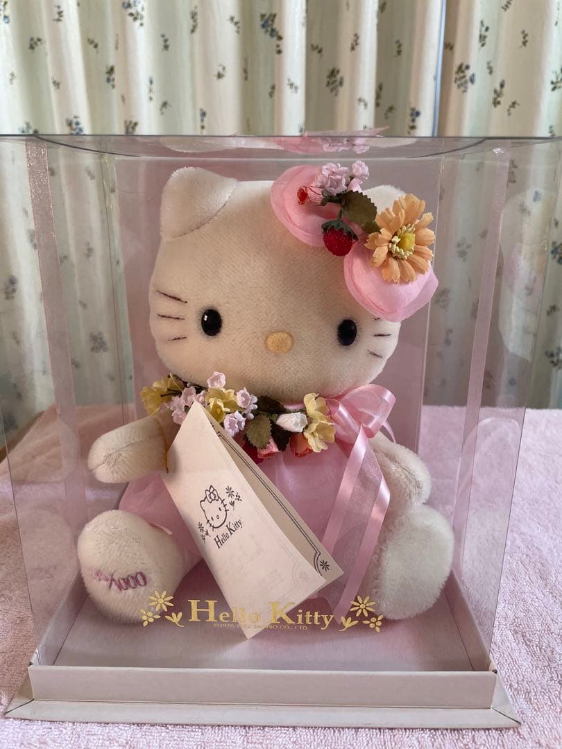 ハローキティ 25周年記念 1000体限定 モヘアドール　【希少】【レトロ】