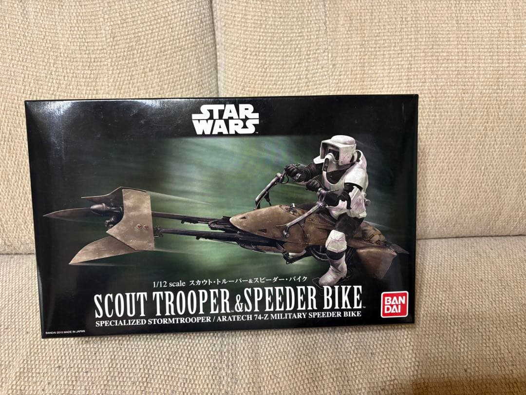 BANDAI スカウトトルーパー＆スピーダーバイク 1/12
