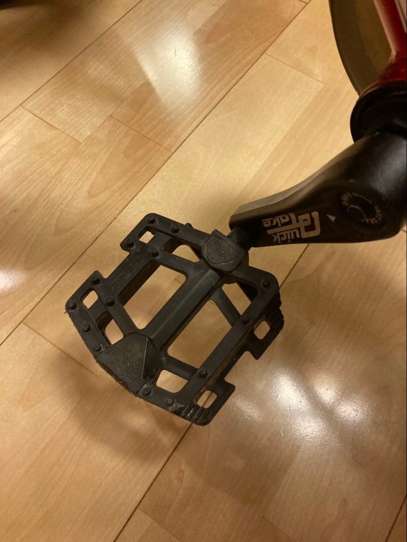 アイデス　d-bike 自転車　カゴ　補助輪　付き　赤　キッズ　ストライダー