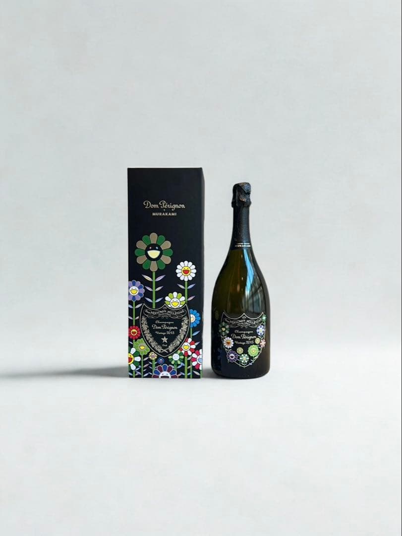 【限定コラボ・箱付】ドンペリニヨン × 村上隆 2015 白 ギフトボックス付き