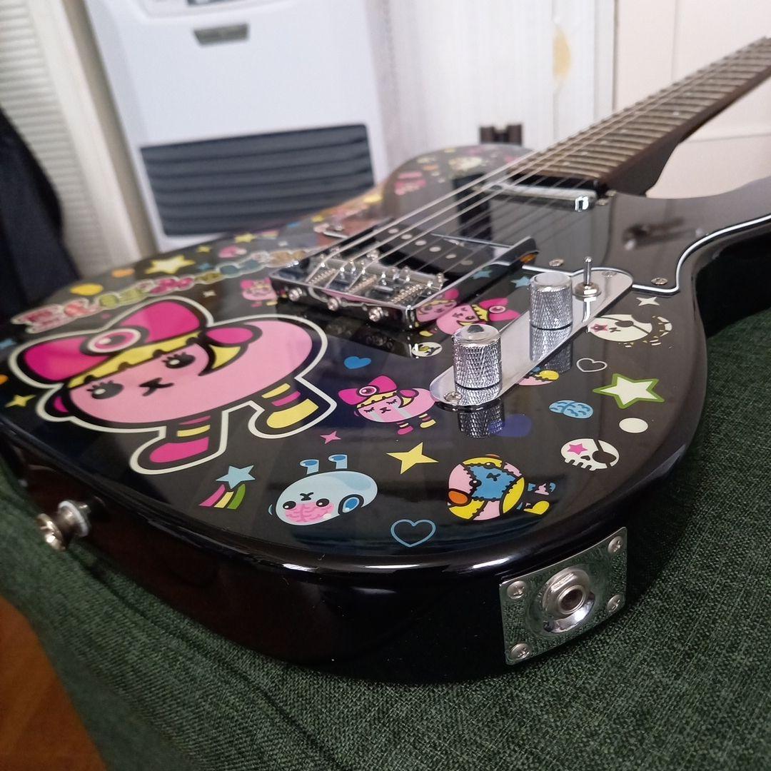 希少美品『子供用』豆しぱみゅぱみゅ　ミニテレキャスター