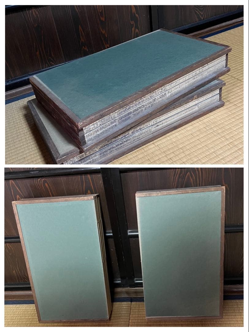 小型屏風/鶴と松/手描き屏風/6曲1双