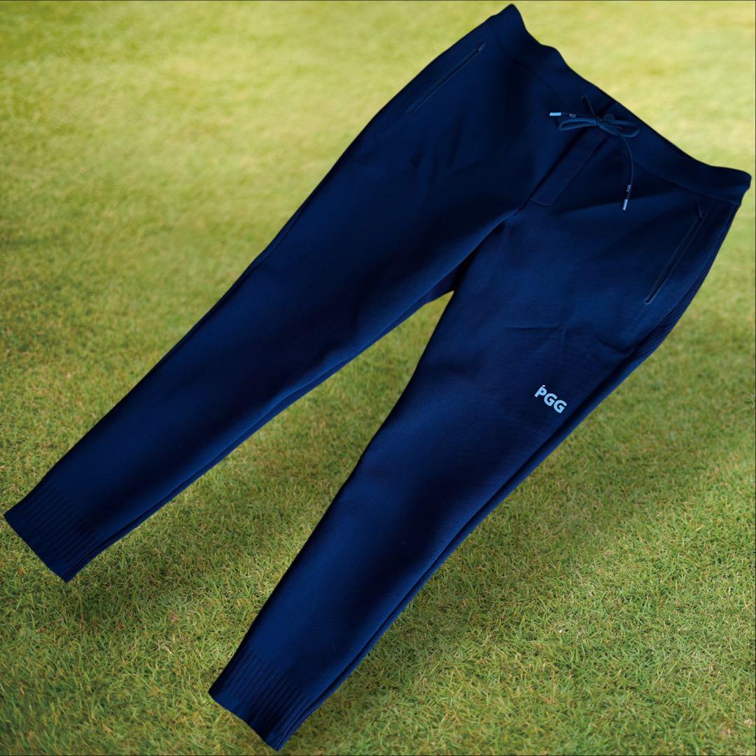 パーリーゲイツ　PGG ジョガーパンツ　XL〜XXL相当 紺　濃紺　ネイビー　6