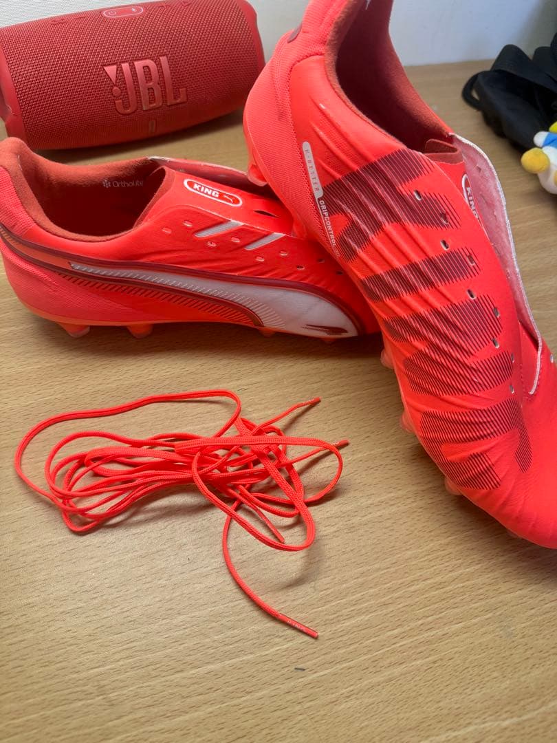 Puma King サッカーシューズ オレンジ