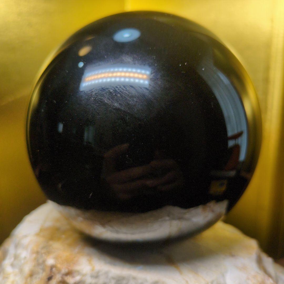 ブラックスフィア 直径約95mm 1.3kg 丸玉 格安販売