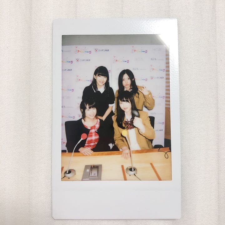 松井玲奈&古川愛李&田島芽瑠&朝長美桜 チェキ