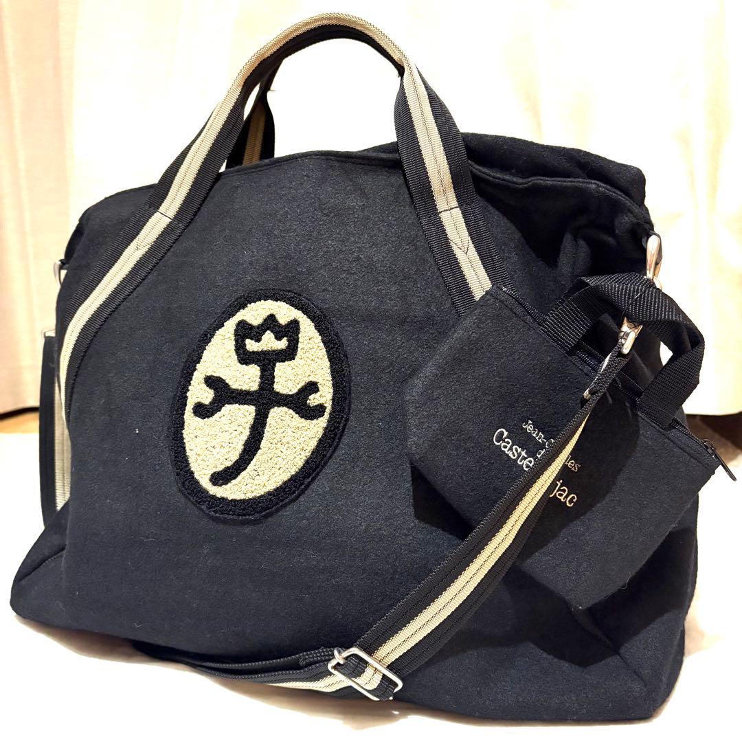 【極希少】カステルバジャック　2way　ゴルフバッグ　ボストンバッグ　ポーチ付