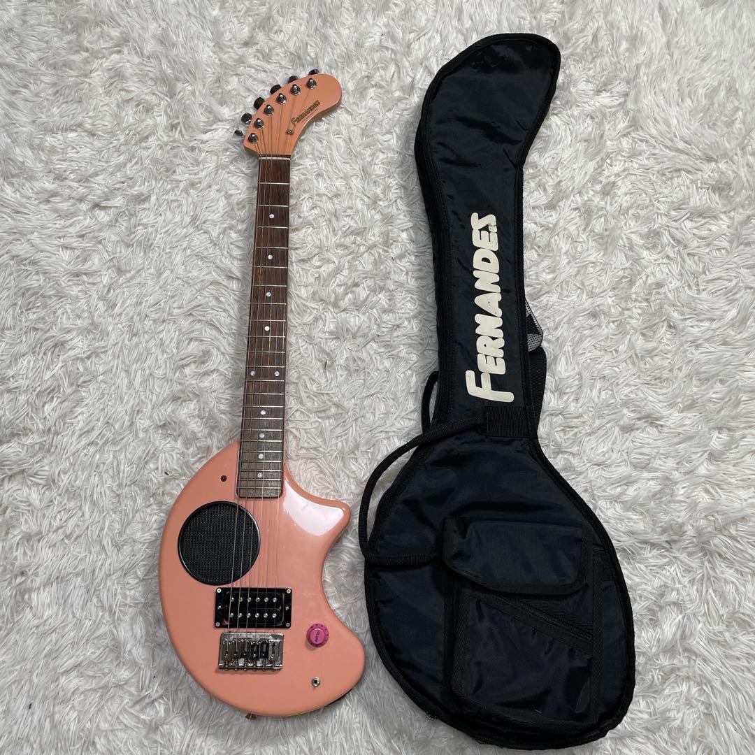 FERNANDES zo-30 ピンク エレキギター ギターケース付き　訳あり