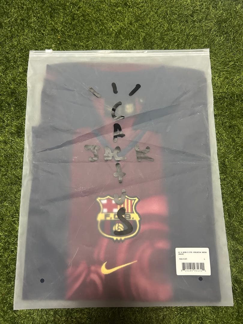 トラヴィススコットFCバルセロナCactus Jack Lサイズ　未開封
