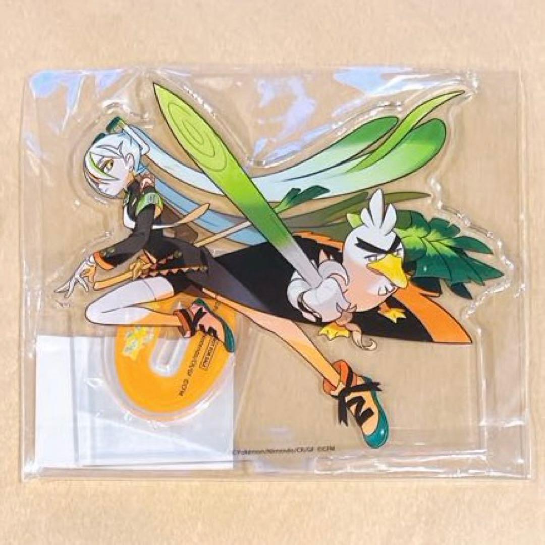 ポケモン　初音ミク＆ネギガナイト　かくとう　18タイプアクリルスタンド