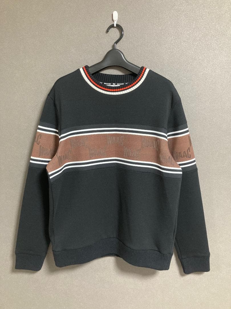 新品 WAAC ロゴ ライン スウェット WMTBW22704
