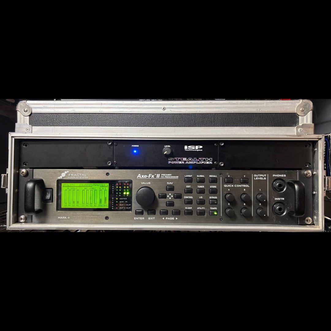 Axe-Fx II Mark IIとiSP STEALTH proケース付き