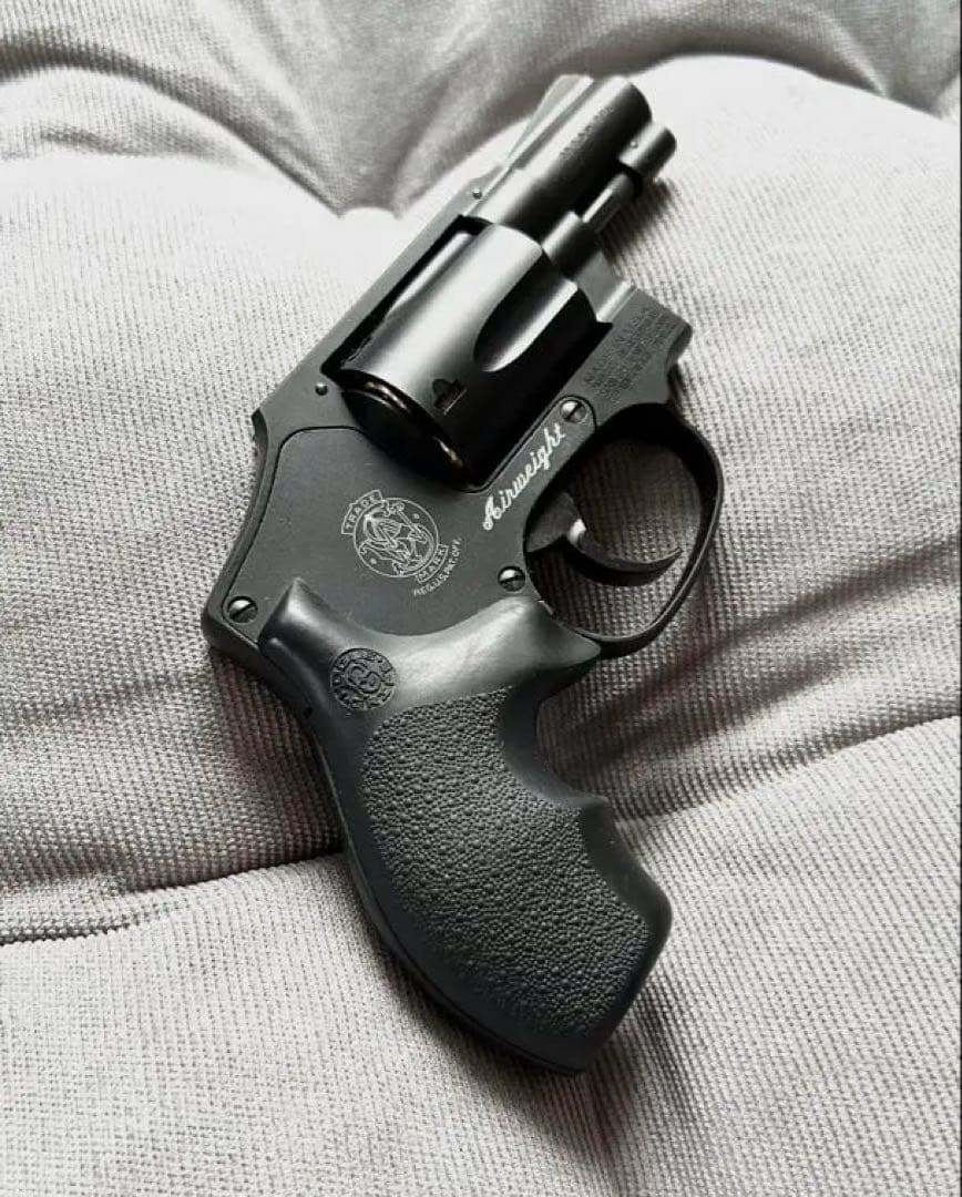 【タナカ】S&W M442J-police HW & ホーグラバーグリップ