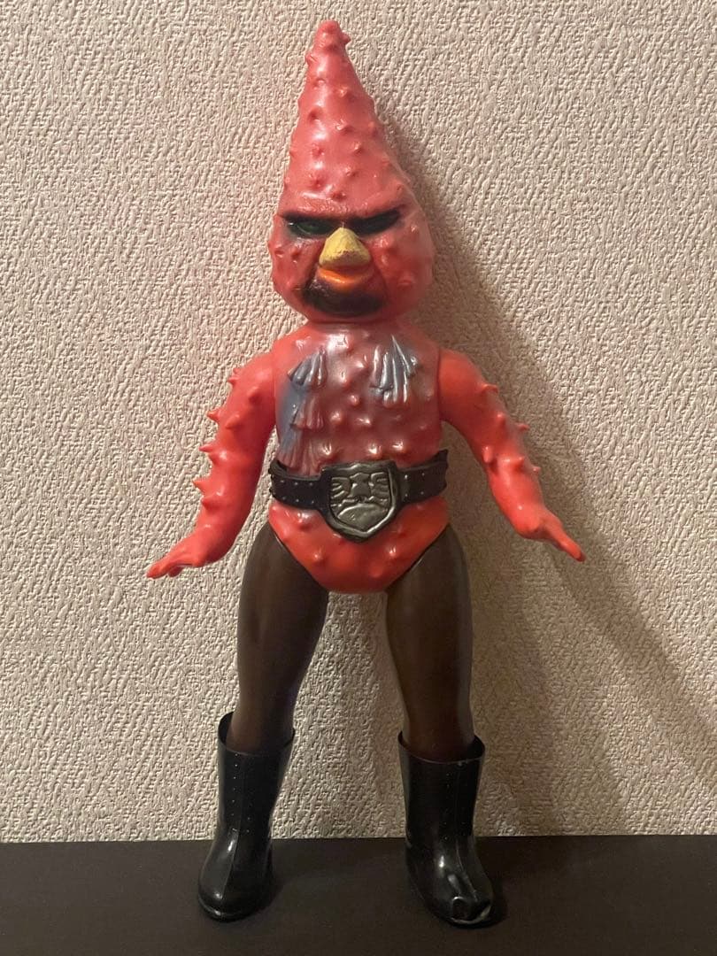 【仮面ライダー怪人】ヒトデンジャー　旧バンダイ　当時物　ソフビ