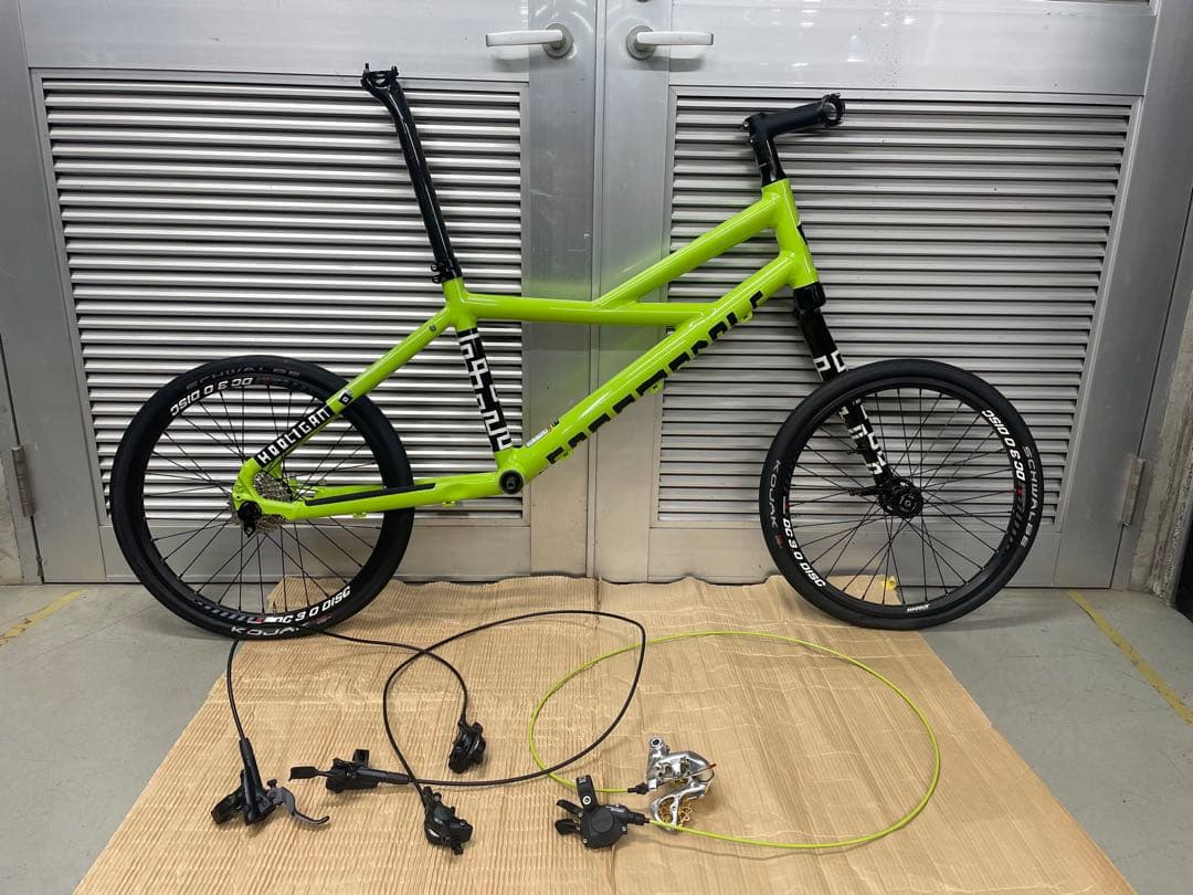 キャノンデール　フーリガン9レフティー （フレームセット）他パーツ