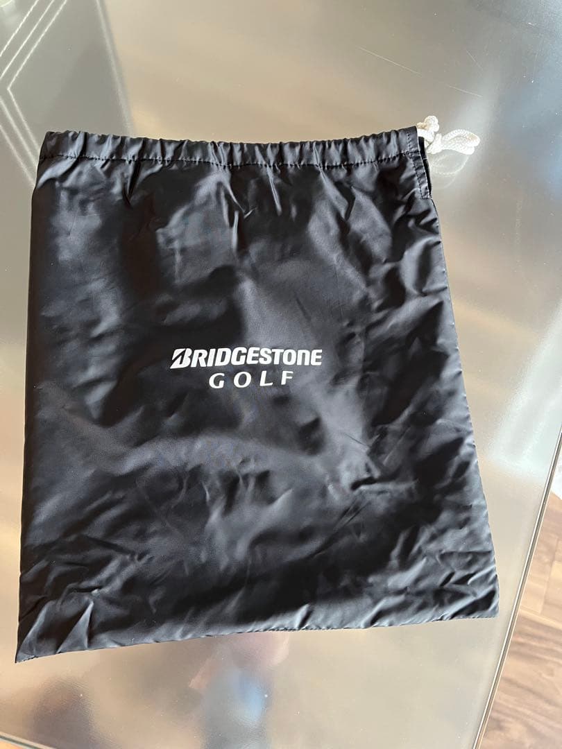 美品 BRIDGESTONE GOLF レインウェア ブラック/レッド