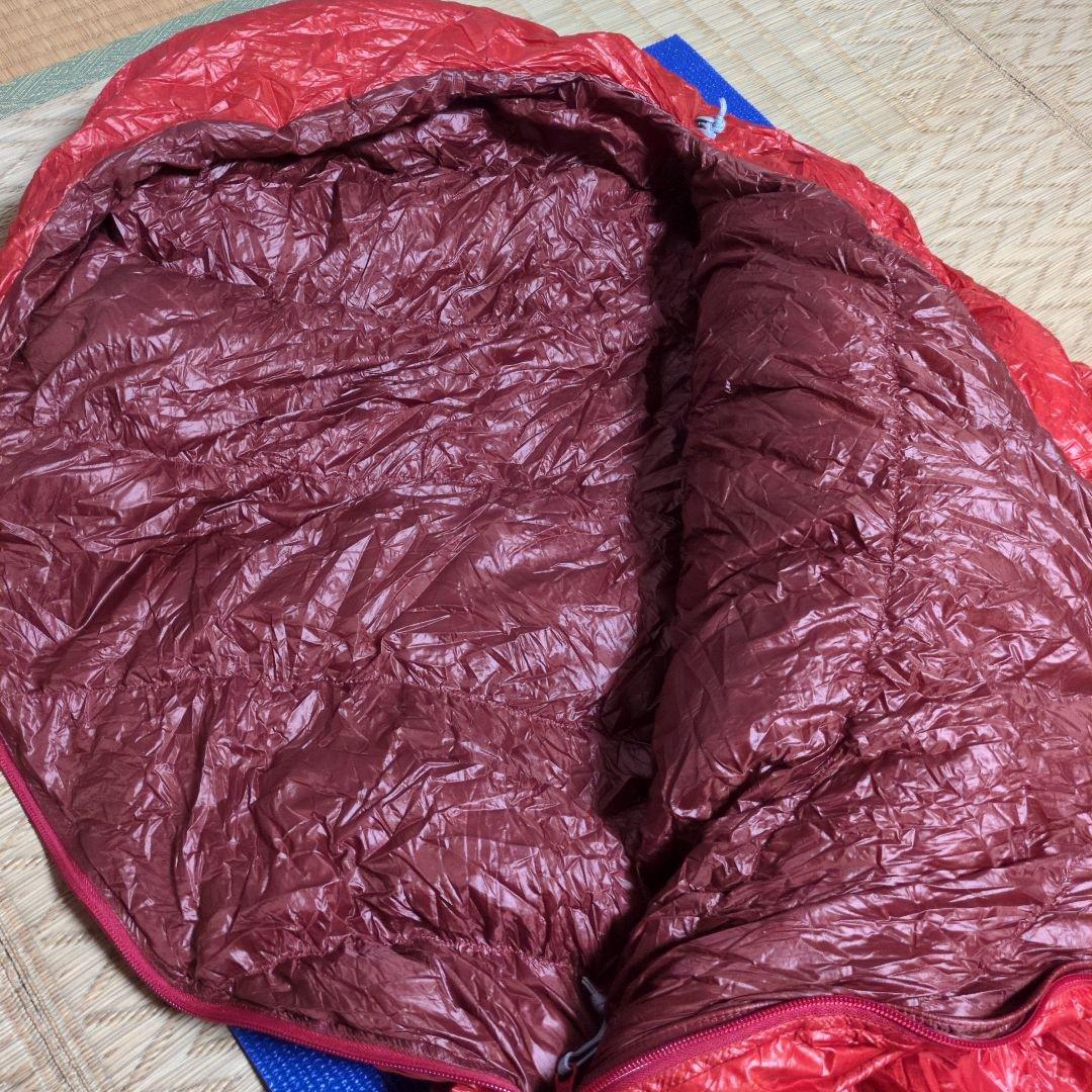 【美品】mont-bellダウンハガー800#3　ダウンシュラフ寝袋　モンベル