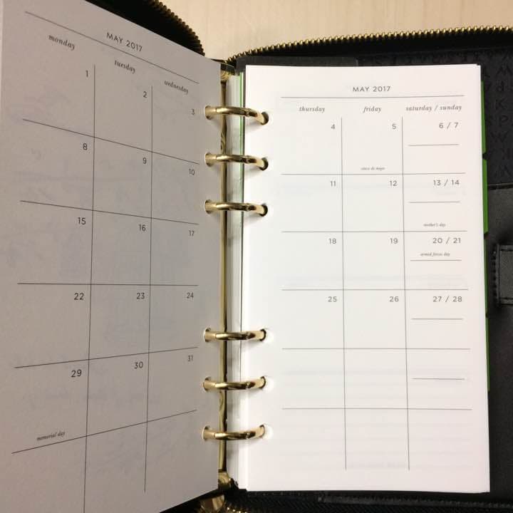 確認用 ケイトスペード スケジュール帳