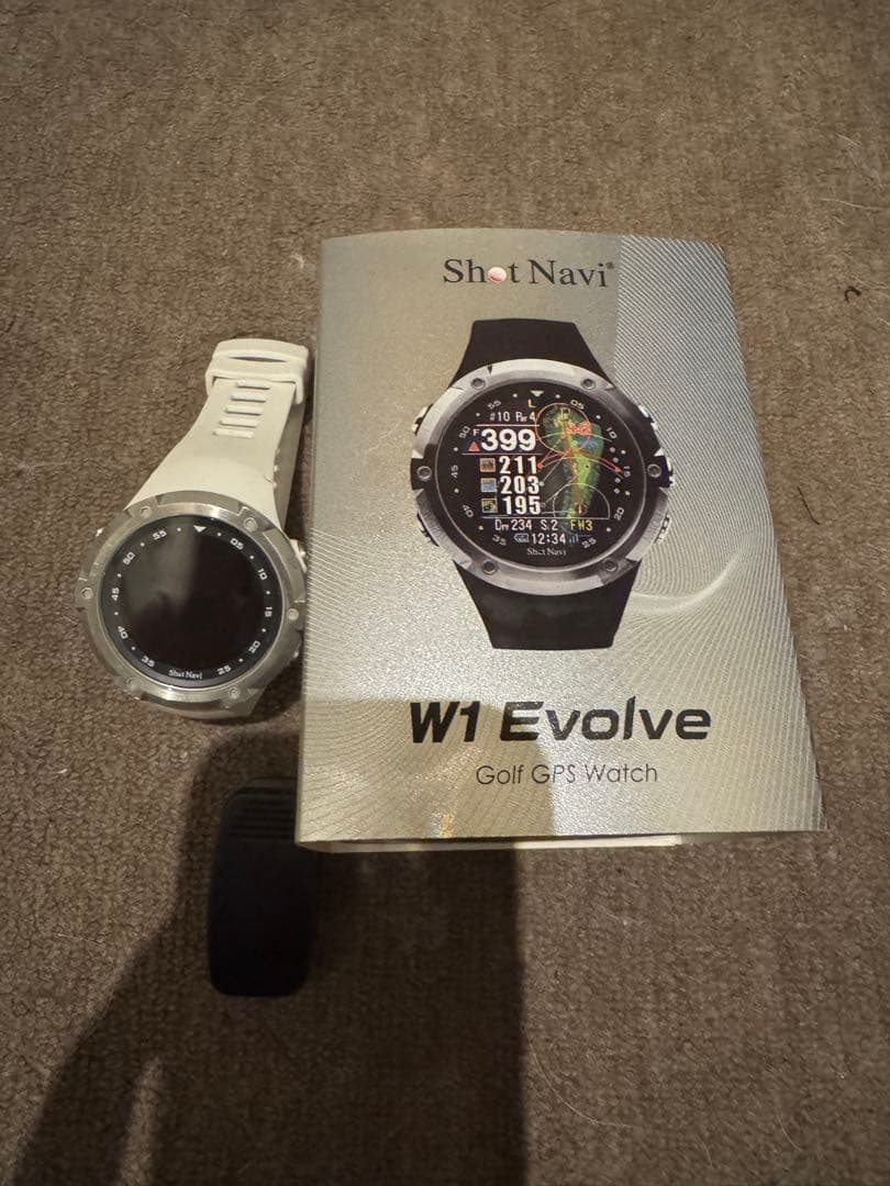 ゴルフ　飛距離　腕時計　Shot Navi W1 Evolve(ショットナビ)