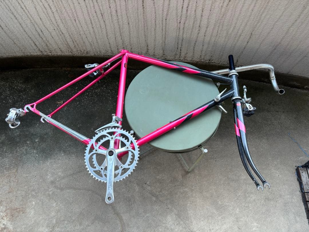 Panasonic Tange 2 ロードバイクフレーム ピンク