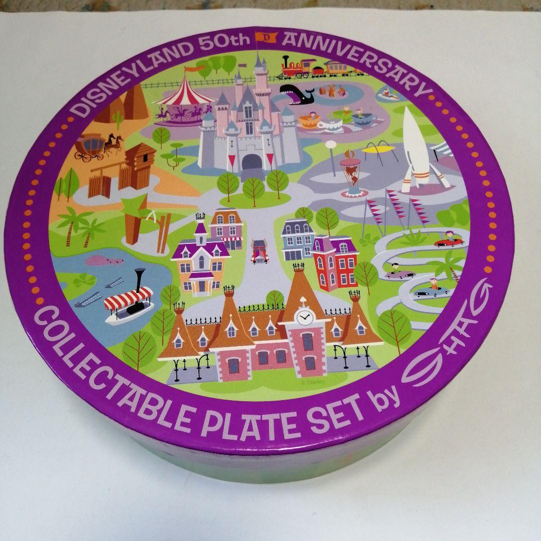【直筆サイン入り】ディズニーランド　50周年記念プレート5枚