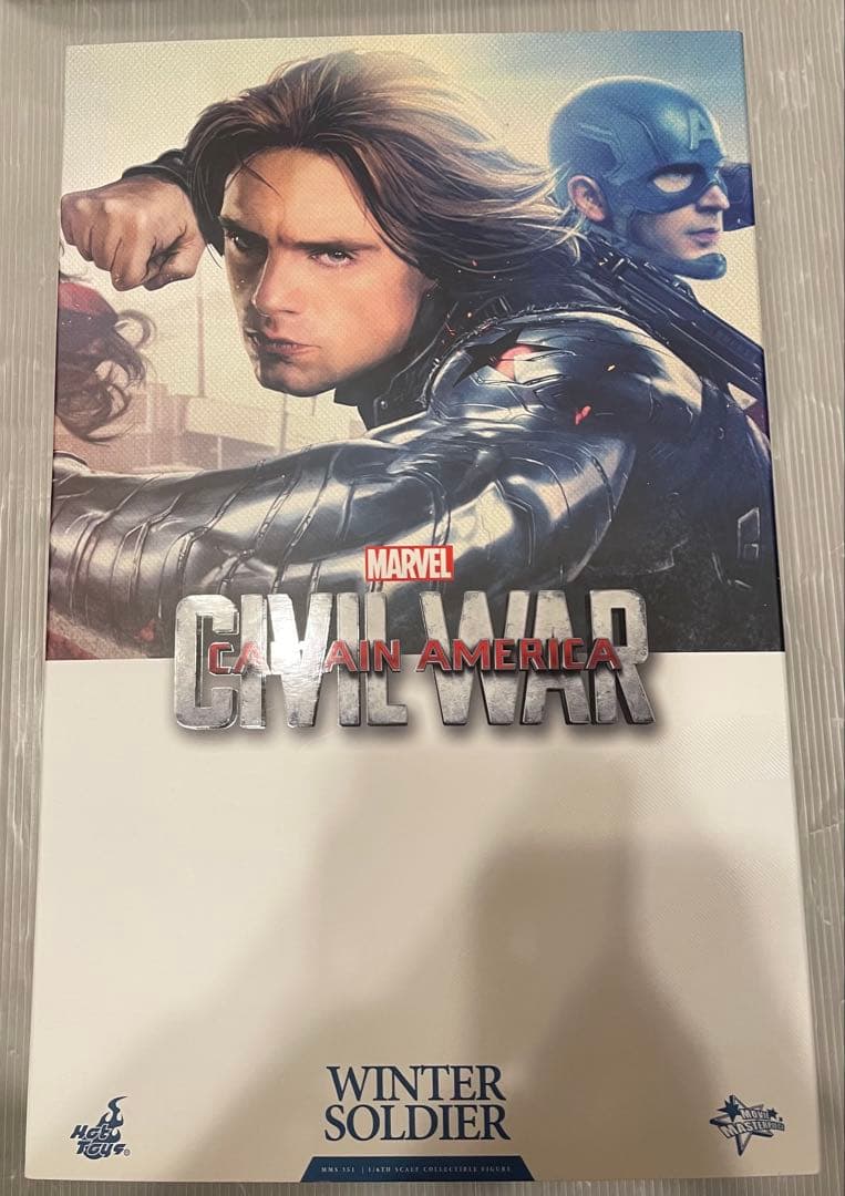 美品　ホットトイズ『シビル・ウォー／キャプテン・アメリカ』ウィンター・ソルジャー