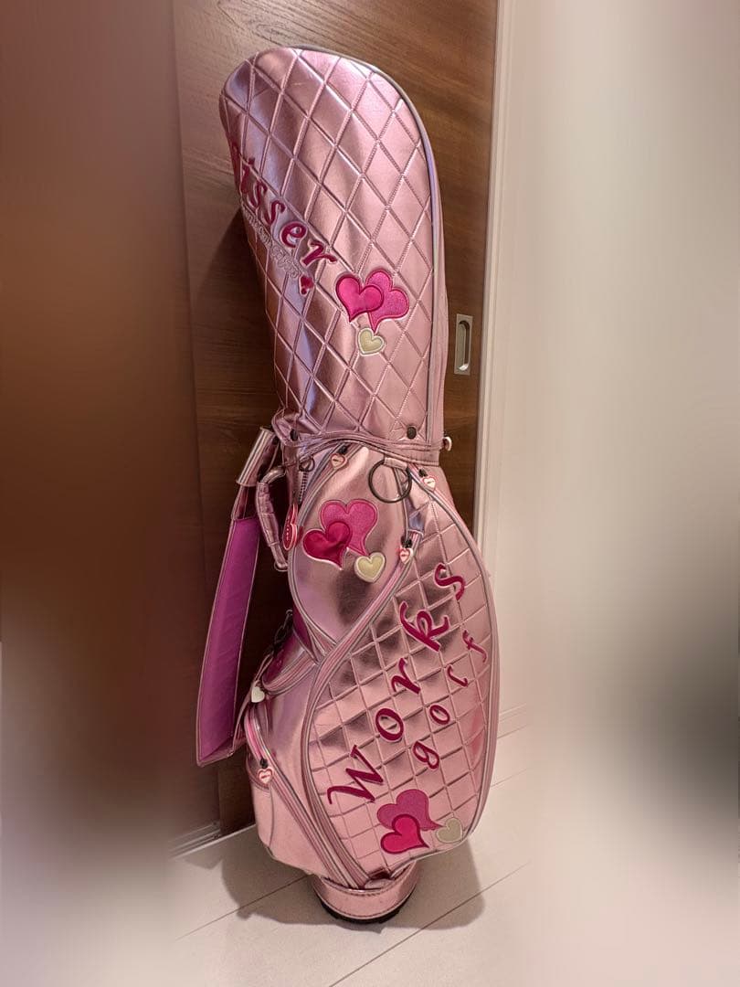 【最終値下げ】Bisser ピンク ゴルフバッグ