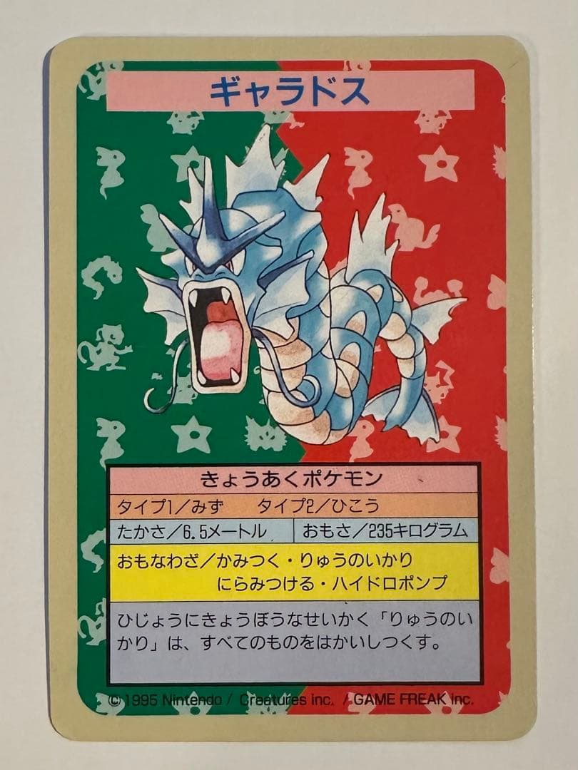 トップサン ギャラドス 裏青エラーカード