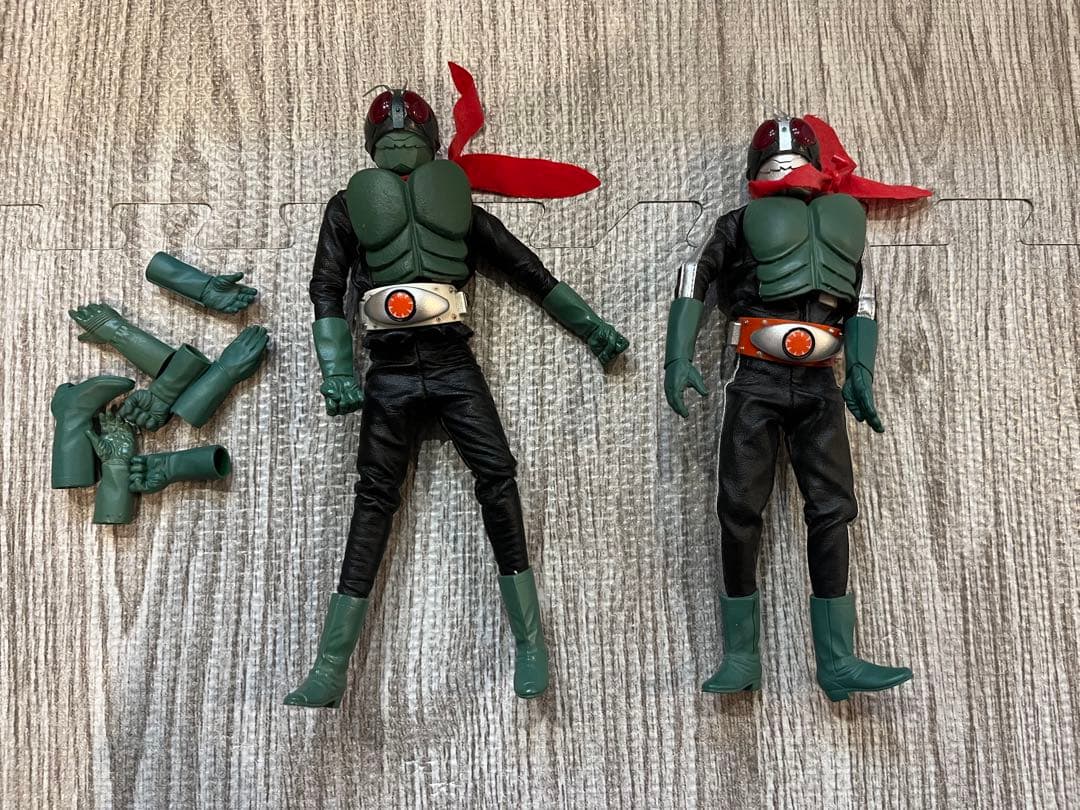 【昭和ライダー】仮面ライダー 1号 2号 フィギュア 2体 レトロ