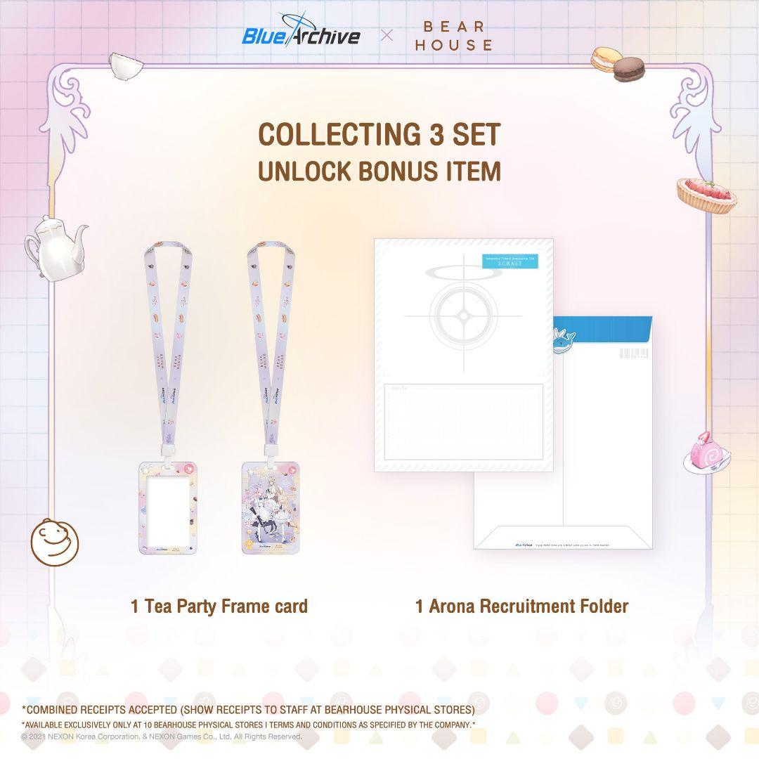 【タイ限定】ブルーアーカイブ BEARHOUSEコラボ フォトホルダーセット