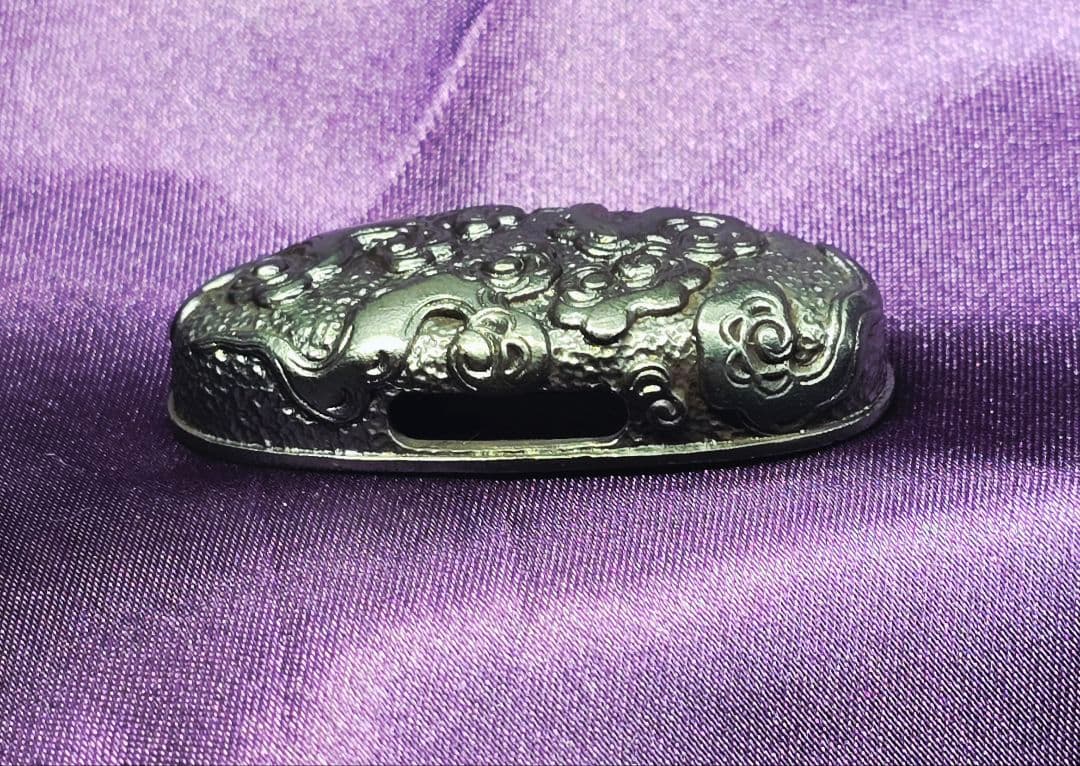 縁頭 鐺 一作金具3点 大縁41mm