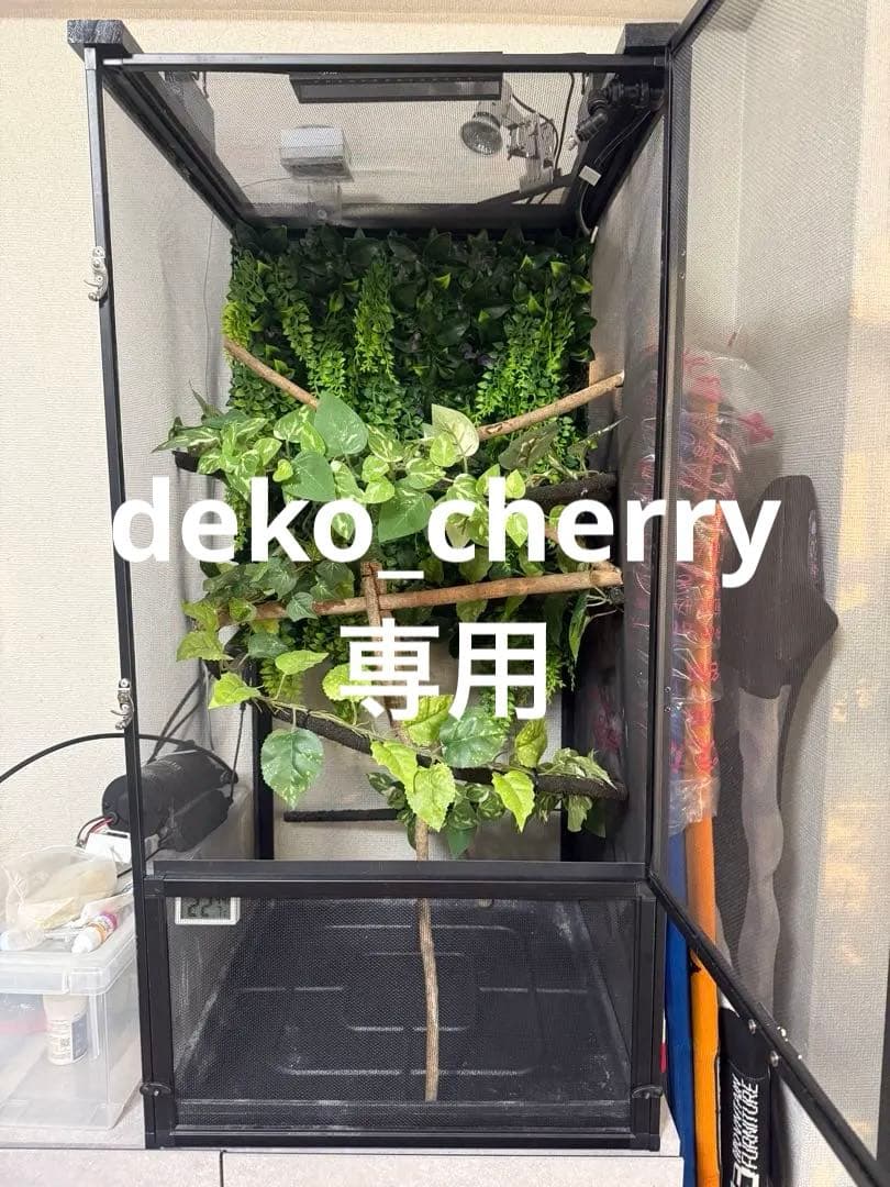 爬虫類ケージＧＥＸエキゾテラ　スクリーンテラリウム４５９０　カメレオン飼育セット
